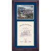 United States Naval Academy Premier Aerial View Of Naval Yard Diploma Frame