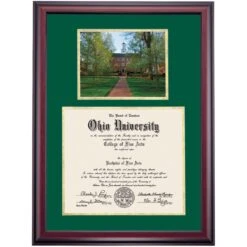 Ohio Premier Cutler Hall Diploma Frame -Best Homeware Shop DSSHEFOHUPC7HGONC