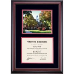 Otterbein Premier Towers Hall Diploma Frame -Best Homeware Shop DSSHEFOTTPC1BCOTH