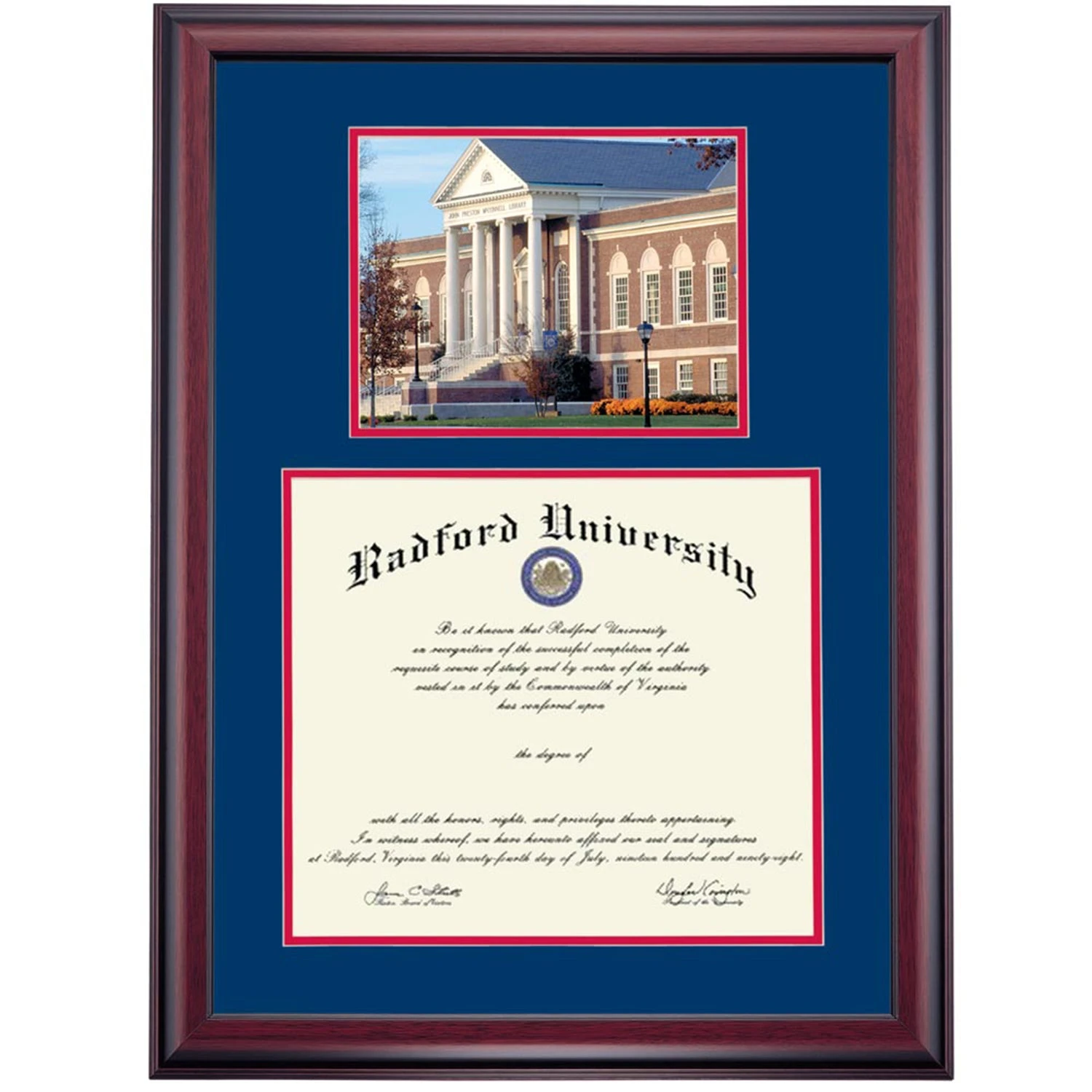 Radford Premier McConnell Library Diploma Frame Radford Premier McConnell Library Diploma Frame -Best Homeware Shop DSSHEFRADPC7NCMCH
