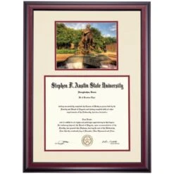 Best Homeware Shop 10 Stephen F. Austin State Premier Stephen F. Austin Statue Diploma Frame
