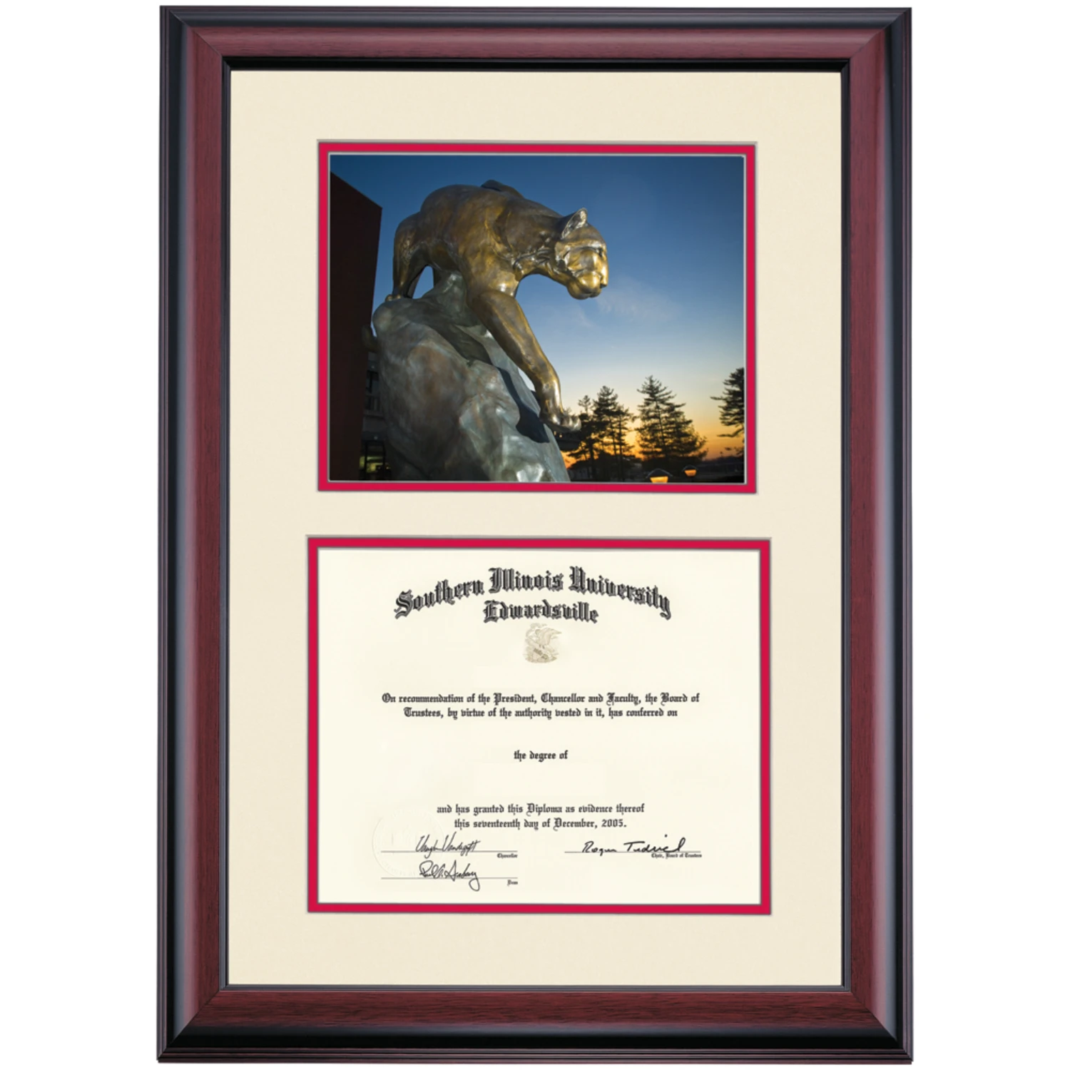 Southern Illinois Edwardsville Premier Cougar Statue Diploma Frame Southern Illinois Edwardsville Premier Cougar Statue Diploma Frame -Best Homeware Shop DSSHEFSIEPC4CECG