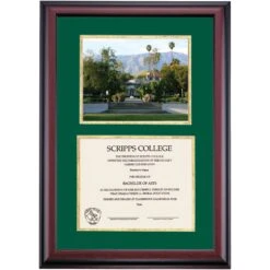 Scripps Premier Toll Hall Diploma Frame -Best Homeware Shop DSSHEFSRPPC4HGSRT