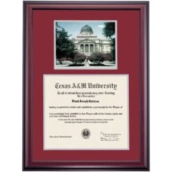 Texas A&M Premier The Academic Building Diploma Frame -Best Homeware Shop DSSHEFTAMPC8METBA