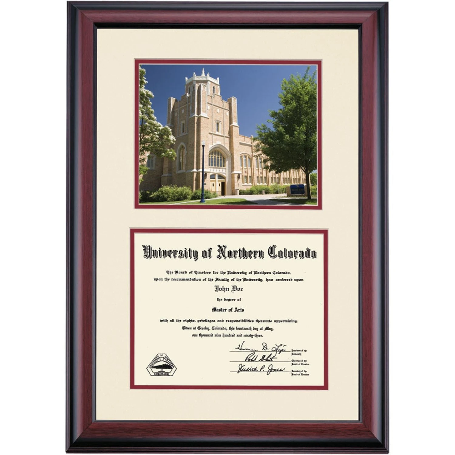 Northern Colorado Premier Gunter Hall Diploma Frame Northern Colorado Premier Gunter Hall Diploma Frame -Best Homeware Shop DSSHEFUNCPC3MGUT