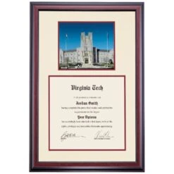 Virginia Tech Premier Burruss Hall Diploma Frame -Best Homeware Shop DSSHEFVATPCHMVBH