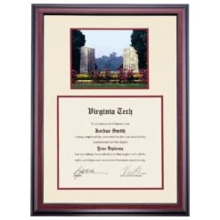 Virginia Tech Premier The War Memorial Chapel Diploma Frame