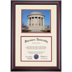 Vincennes Premier George Rogers Clark National Monument Diploma Frame