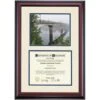 Wisconsin-Eau Claire Premier Walk Bridge Diploma Frame