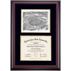 Appalachian State Premier Football Stadium Diploma Frame -Best Homeware Shop DSSHEIAPPPC4BGPST