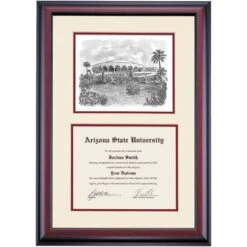 Arizona State Premier Grady Gammage Auditorium Diploma Frame