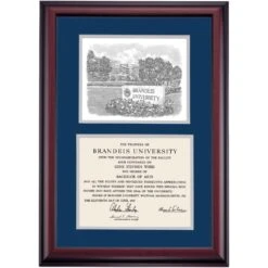 Brandeis Premier Brandeis University Sign Diploma Frame -Best Homeware Shop DSSHEIBRUPC5NEBPI