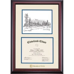 Cleveland Clinic Premier Avon Certificate Frame