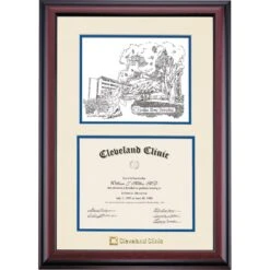 Cleveland Clinic Premier Indian River Certificate Frame