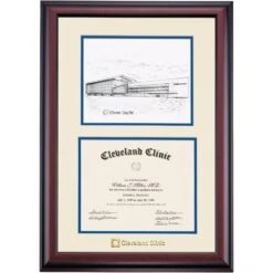 Cleveland Clinic Premier Hillcrest Certificate Frame