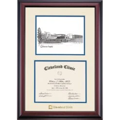 Cleveland Clinic Premier Fairview Certificate Frame