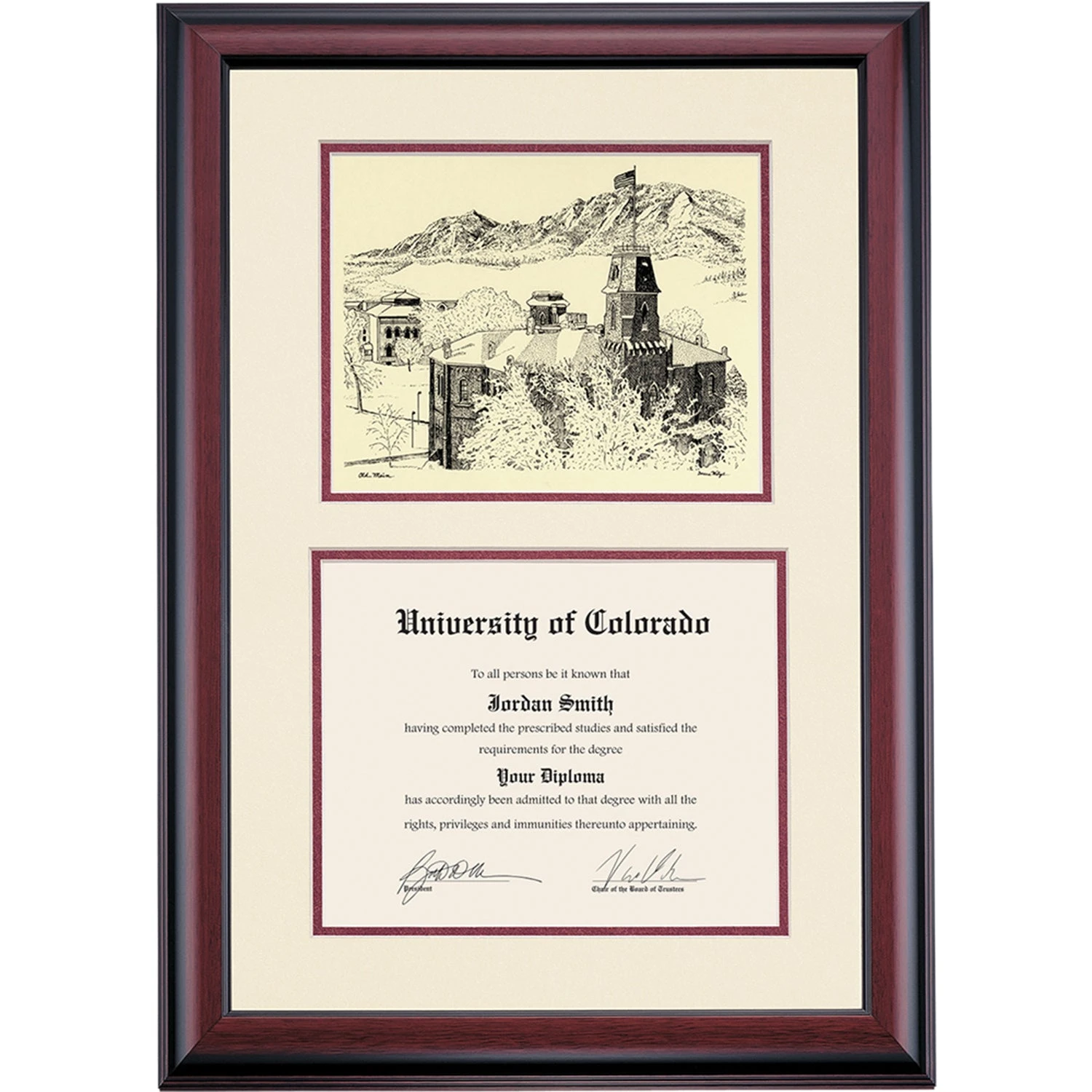 Colorado Premier Old Main Diploma Frame Colorado Premier Old Main Diploma Frame -Best Homeware Shop DSSHEICOBPC4MCBW