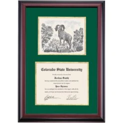 Colorado State Premier The Ram Sculpture Diploma Frame -Best Homeware Shop DSSHEICSUPC4HGOCP