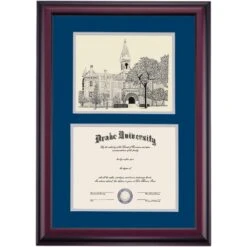 Drake Premier Old Main Diploma Frame -Best Homeware Shop DSSHEIDRKPC4NEDRI