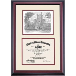 Eastern Illinois Premier Old Main Diploma Frame