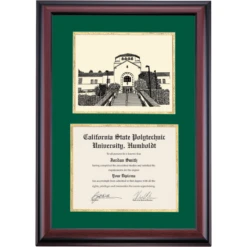 Cal Poly Humboldt Premier Founders Hall Diploma Frame -Best Homeware Shop DSSHEIHBTPC4HGFDI