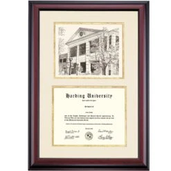 Harding Premier American Heritage Center Diploma Frame
