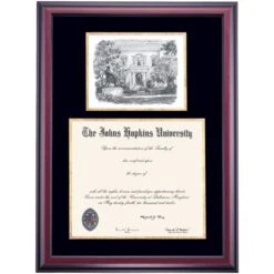 Johns Hopkins Premier Peabody Diploma Frame -Best Homeware Shop DSSHEIJHUPC9BGJPP