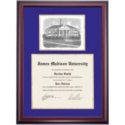 James Madison Premier Wilson Hall Diploma Frame -Best Homeware Shop DSSHEIJMUPC8PGWIH