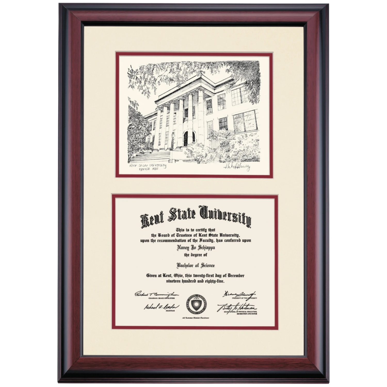 Kent State Premier Merrill Hall Diploma Frame for Undergraduate Degrees Kent State Premier Merrill Hall Diploma Frame For Undergraduate Degrees -Best Homeware Shop DSSHEIKENPC1MKMP