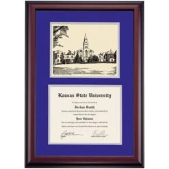 Kansas State Premier Anderson Hall Diploma Frame -Best Homeware Shop DSSHEIKSTPC4PEKAI