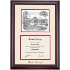 Marist Embossed Premier The Rotunda Diploma Frame