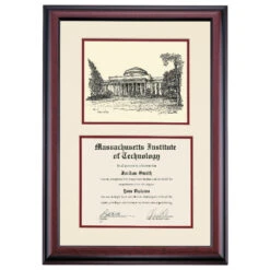 Massachusetts Institute Of Technology Premier Maclaurin Building Diploma Frame -Best Homeware Shop DSSHEIMITPC5MIPI