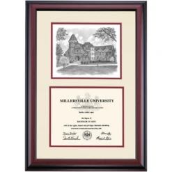 Millersville Premier Biemesderfer Center Diploma Frame