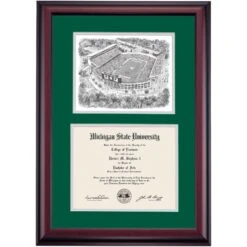 Michigan State Premier Spartan Stadium Diploma Frame -Best Homeware Shop DSSHEIMSTPC4HESIS