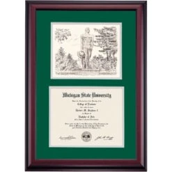 Michigan State Premier The Spartan Diploma Frame 4 Michigan State Premier The Spartan Diploma Frame -Best Homeware Shop DSSHEIMSTPC4HESSP