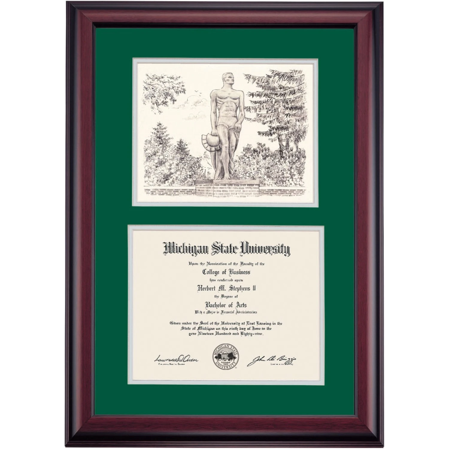 Michigan State Premier The Spartan Diploma Frame Michigan State Premier The Spartan Diploma Frame -Best Homeware Shop DSSHEIMSTPC4HESSP