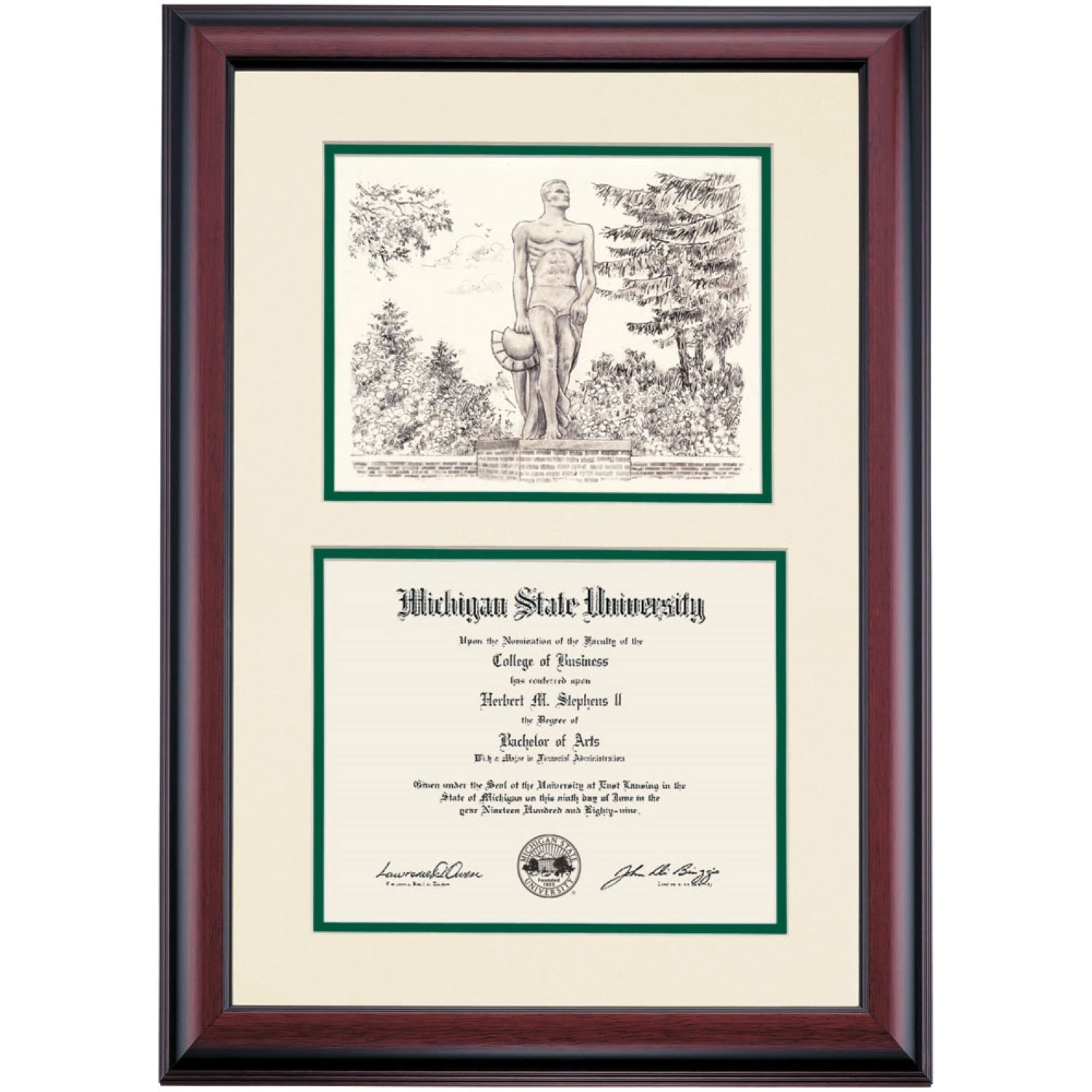 Michigan State Premier The Spartan Diploma Frame Michigan State Premier The Spartan Diploma Frame -Best Homeware Shop DSSHEIMSTPC4HSSP