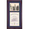 United States Naval Academy Premier The Chapel Diploma Frame