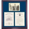 United States Naval Academy Double Premier The Chapel Diploma Frame