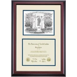 North Carolina-Greensboro Premier Charles Duncan McIver Statue Diploma Frame