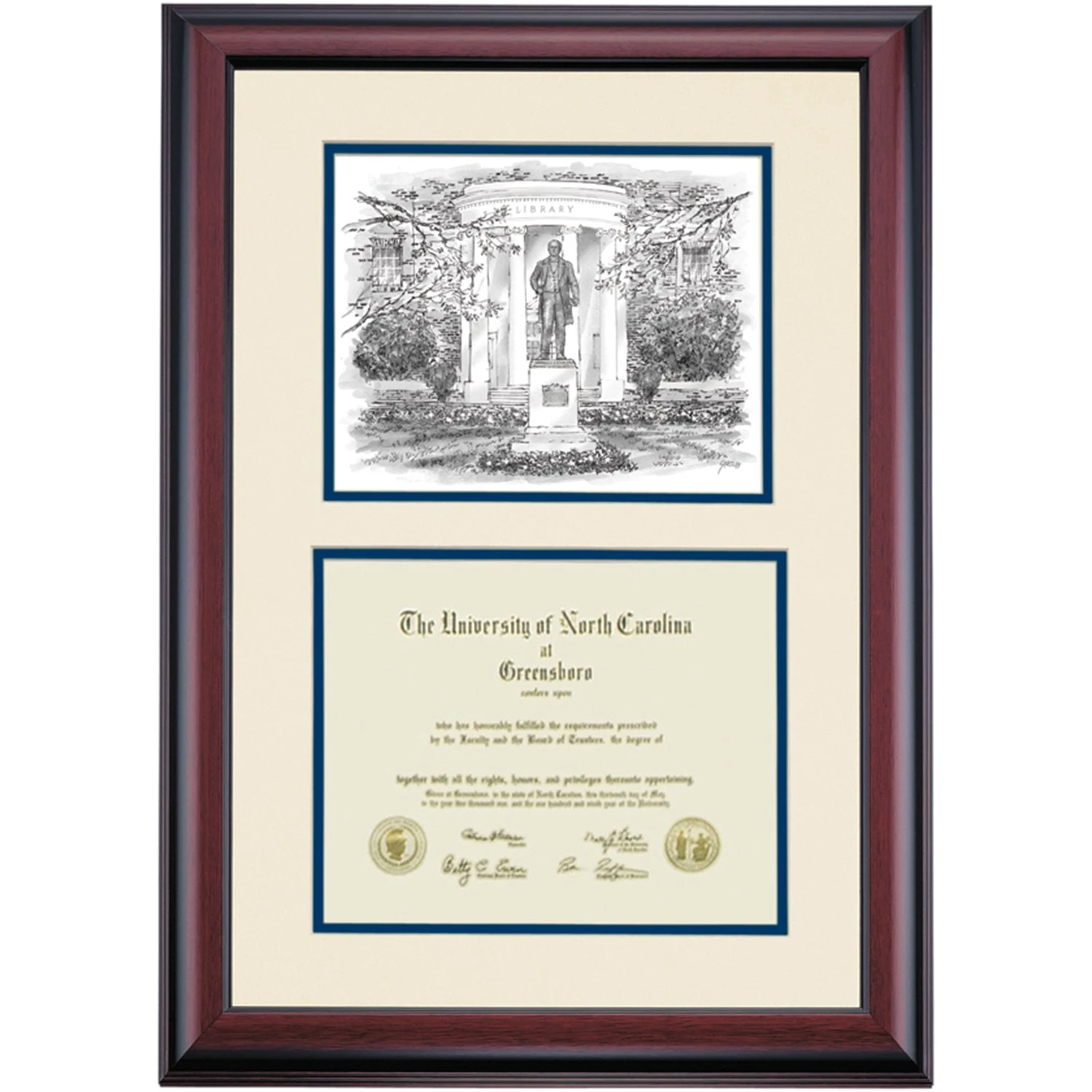 North Carolina-Greensboro Premier Charles Duncan McIver Statue Diploma Frame North Carolina-Greensboro Premier Charles Duncan McIver Statue Diploma Frame -Best Homeware Shop DSSHEINCGPC4NNGI