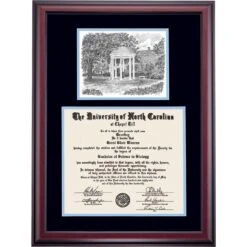 North Carolina-Chapel Hill Premier The Old Well Diploma Frame -Best Homeware Shop DSSHEINCHPCNBLCHP