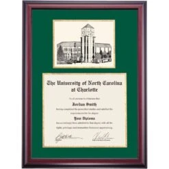 North Carolina At Charlotte Premier Clock Tower Diploma Frame -Best Homeware Shop DSSHEINCTPC7HGNNP