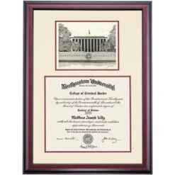 Northeastern Premier The Krentzman Quadrangle Diploma Frame