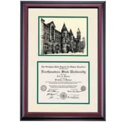 Northeastern State Premier Seminary Hall Diploma Frame
