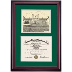 Northwest Missouri Premier The Administration Building Diploma Frame -Best Homeware Shop DSSHEINWMPC4HEBDI