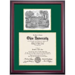 Ohio Premier Cutler Hall Diploma Frame -Best Homeware Shop DSSHEIOHUPC7HGOCH