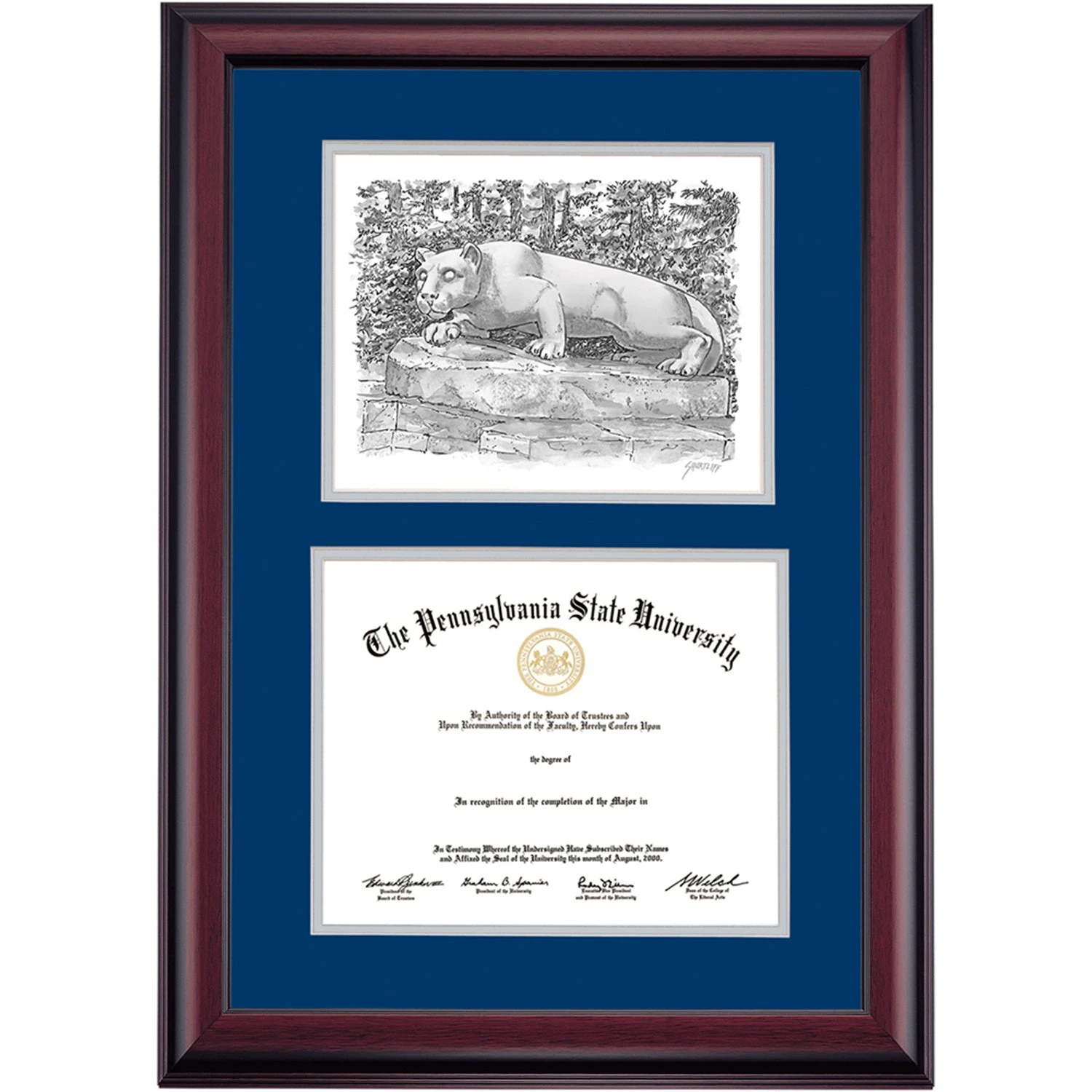 Penn State Premier The Lion Shrine Diploma Frame Penn State Premier The Lion Shrine Diploma Frame -Best Homeware Shop DSSHEIPSUPC4NEPSL