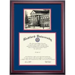 Radford Premier McConnell Library Diploma Frame 2 Radford Premier McConnell Library Diploma Frame -Best Homeware Shop DSSHEIRADPC7NCMHP