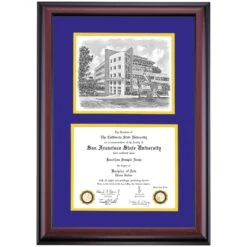 San Francisco State Premier Burk Hall Diploma Frame -Best Homeware Shop DSSHEISFSPC4PYBPS